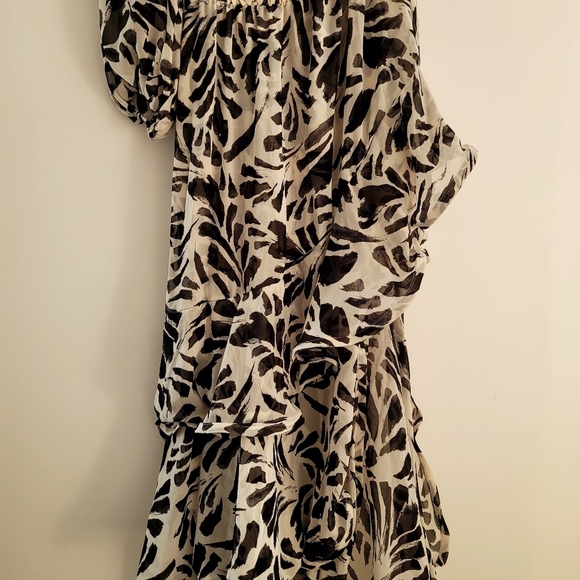 ALEXIS x Target Botanical One Shoulder Ruffle Maxi Dress Asymmetrical Size M - Picture 2 of 13